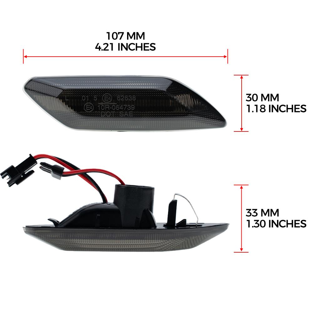 LED Turn Signal Lights For + Dacia Sandero III Sandero Stepway Logan MK3 Renault Taliant LJ Jogger Car Side Blinkers Lamps