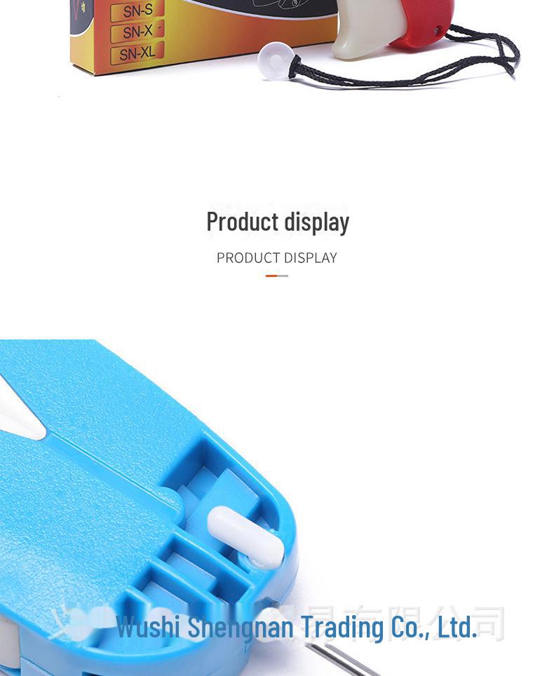 Shengnan Tag Gun Set: Fine & Thick Glue Needle Tagging Tool with Extended Length for Labels.