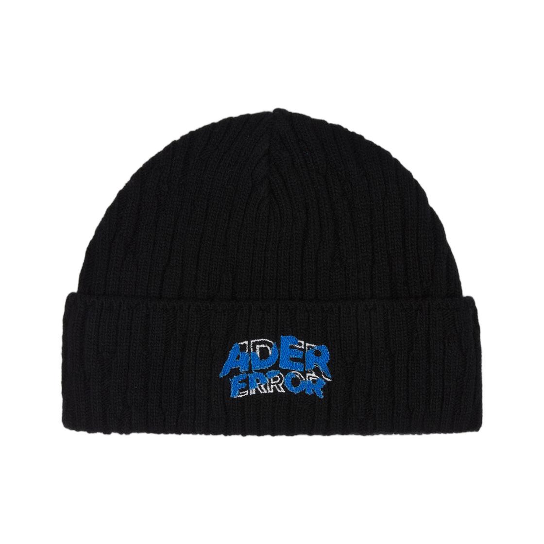 Ader Error Edca Logo Beanie Noir ONE SIZE