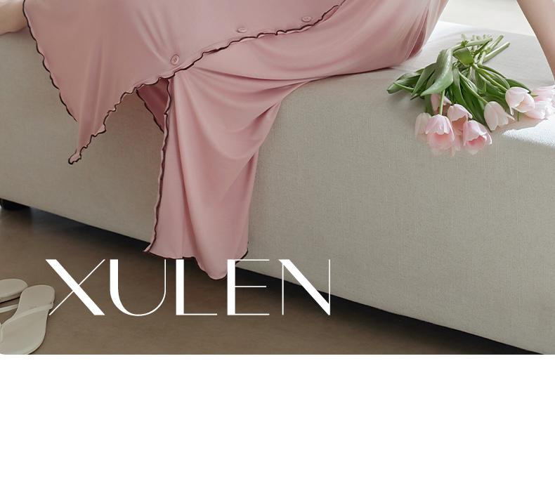 Xuan Liang Women's Summer Modal Short-Sleeved Pajama Cardigan