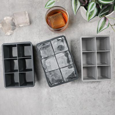 Eiswürfelform Groß Silikon Quadratische Eiswürfelschale 6
