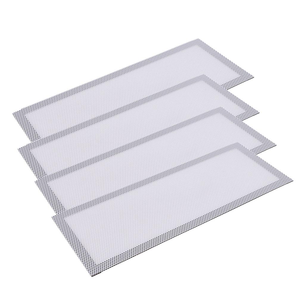4 Stück Bodenlüftungsnetzabdeckung, PVC, magnetisch, staubdicht, Bodenregister-Bildschirmabdeckung für Zuhause, Wanddecke