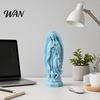 Catholic Statue Resin Virgin Mary Statue, Religious Sculpture, Blessed Holy Figurine Mother for Home Desk Decor