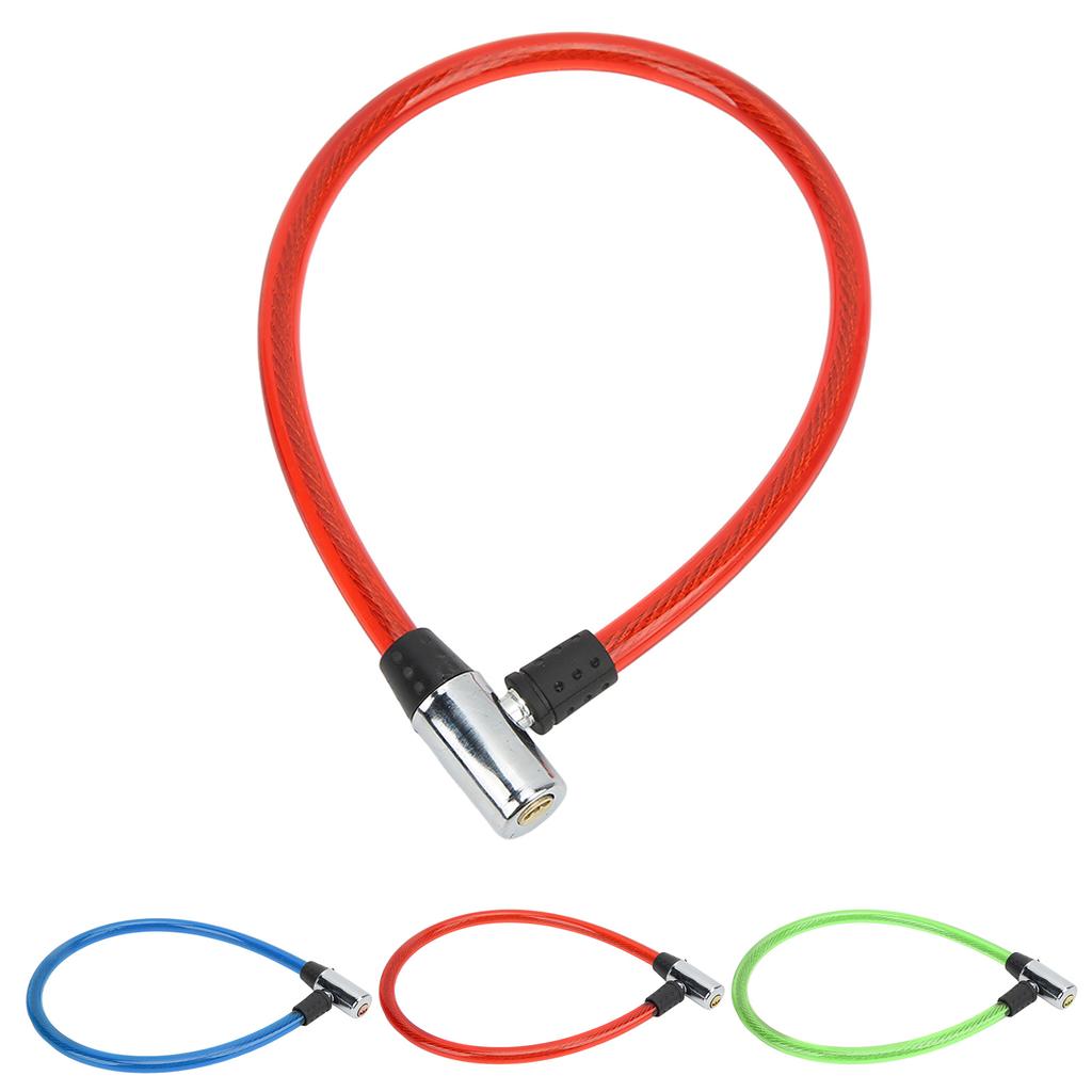 Bike Lock Cable Portable Size  Material Easy  Steel Wire  Lock Cable for Gate for Bike for Motorcycle