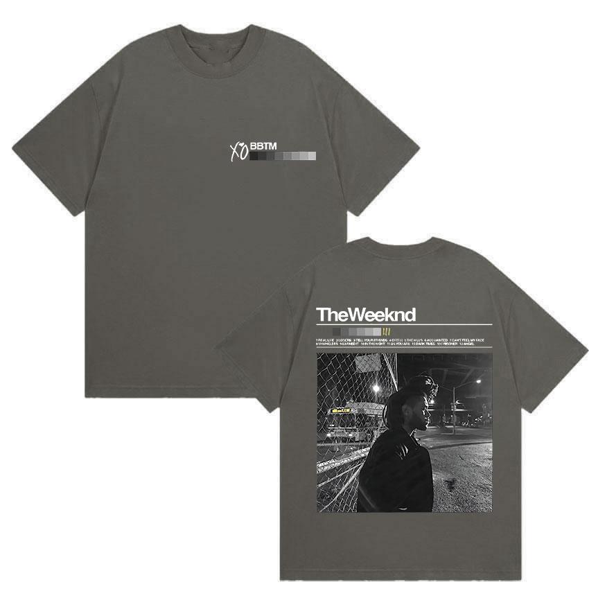 2026 Limited The Weeknd XO Album Merch Übergroße T-Shirts Unisex Retro-Stil Gothic Kleidung T-Shirt Street Hip Hop Baumwoll-T-Shirt