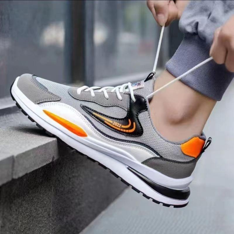Men's Sports Shoes Summer New Fashion Trend Breathable Mesh Shoes Travel Running Shoes Men's Sports Casual Shoes