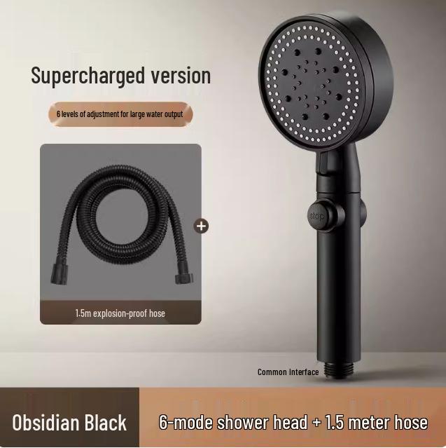 Pressurized Rainfall Shower Head & Bath Faucet Set