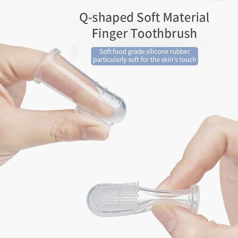 5Pcs Pet Silicone Finger Cots Toothbrush Cats Dogs Brushing Dog Accessories Pet Teeth Oral Cleaning Products In Addition Perros