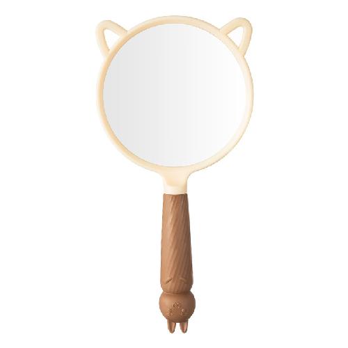 Pocket Demon Soft Cute Silicone Handle Mirror Girl Home Cute Handheld Mirror Portable High-definition Makeup Mirror