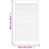 Vidaxl Drzwi Żaluzjowe Do Szafki, 4 Szt., 99,3X59,4 Cm, Drewno Sosnowe