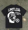 ZX Summer Mens Round Neck American Street Letter Loose Tshirt Casual Mens Round Neck Short Sleeved Tshirt