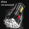 Super Bright LED Flashlight USB Rechargeable Portable Flashlights Hiking Searchlight Torch Outdoor Emergency Camping Lamp Torch