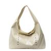 European and American Retro Rivet Locomotive Bag Single Shoulder Underarm Bag Fashionable Versatile Large Capacity Portable Tote Bag
