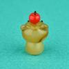 Four Cart Cute Handmade Glass Apple Bear