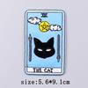 Punk Embroidery Patches For Clothing Tarot Card Patch Iron On Patches On Clothes Magic Sewing/Fusible Patch For Clothes Stickers