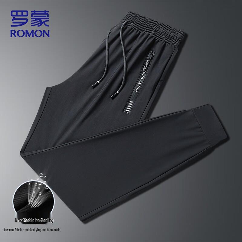 

ROMON Men s Cooling Quick-Dry Straight-Leg Casual Pants 5XL