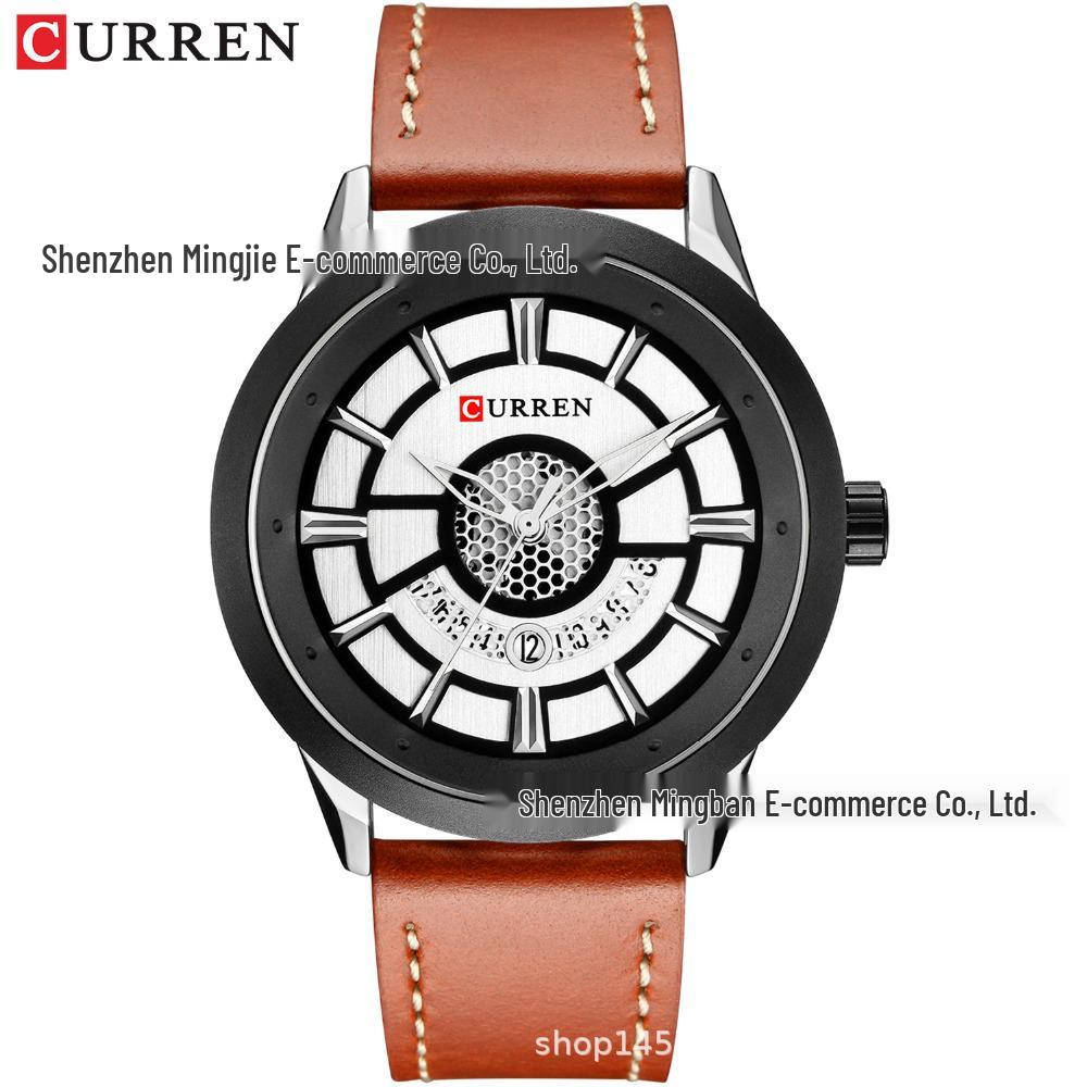 CURREN 8330 Men's Casual Waterproof Quartz Calendar Watch