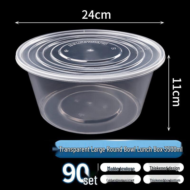 Edo Disposable Transparent Takeaway Food Containers