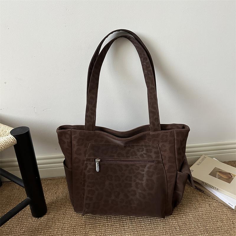 Tote Bag Women's Shoulder Bag Retro Simple Fashion Trend Large Capacity Bag