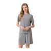 [Pluviva] Women's Pajamas, Summer Room Wear, Short Sleeves, Loungewear, Top and Bottom Set, Cool Feel, Travel Pajamas, Large Size, Sleepwear,