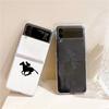 Horse ArtFashion Phone Case For Samsung Galaxy Z Flip 3 4 5 6 7 Hard Folding Z Flip4 Clear PC Cover Protector Gift