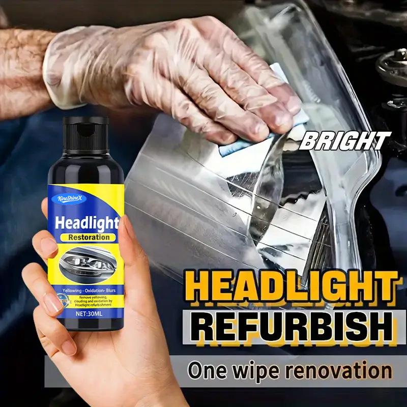Headlight Restoration Fluid Automotive Headlight Oxidation Yellowing Scratches Blurring Enhancement