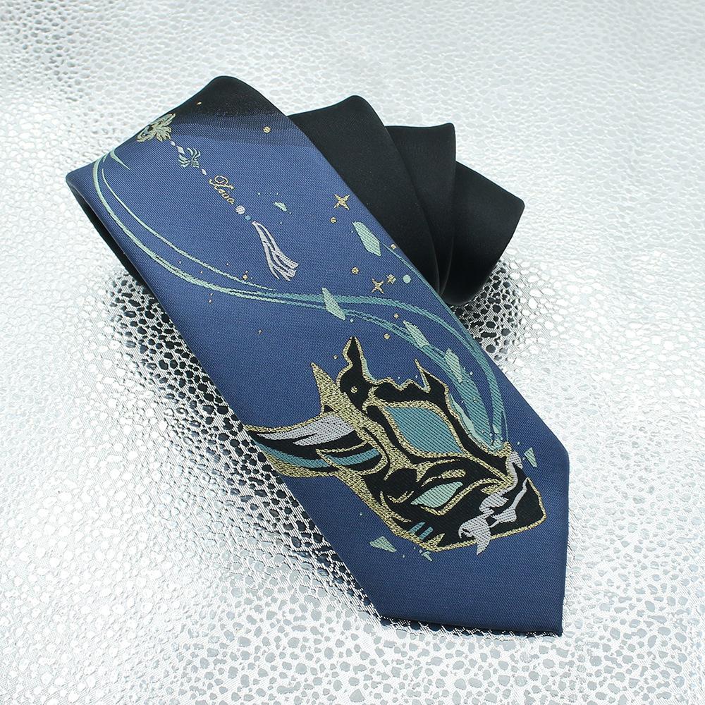 Genshin Impact Xiao Tie Anime Games Jk Cosplay Clothing Versatile Accessories