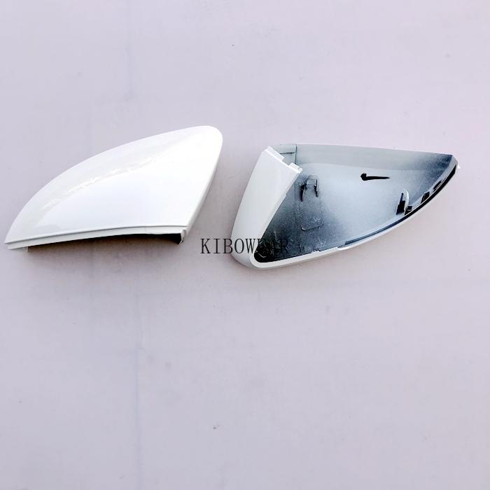 Side Wing Mirror Cap Frame Glass Bottom for Skoda SuperB III 3V3 3V5 2016  Auto Replace Cover Housing White Black Trim
