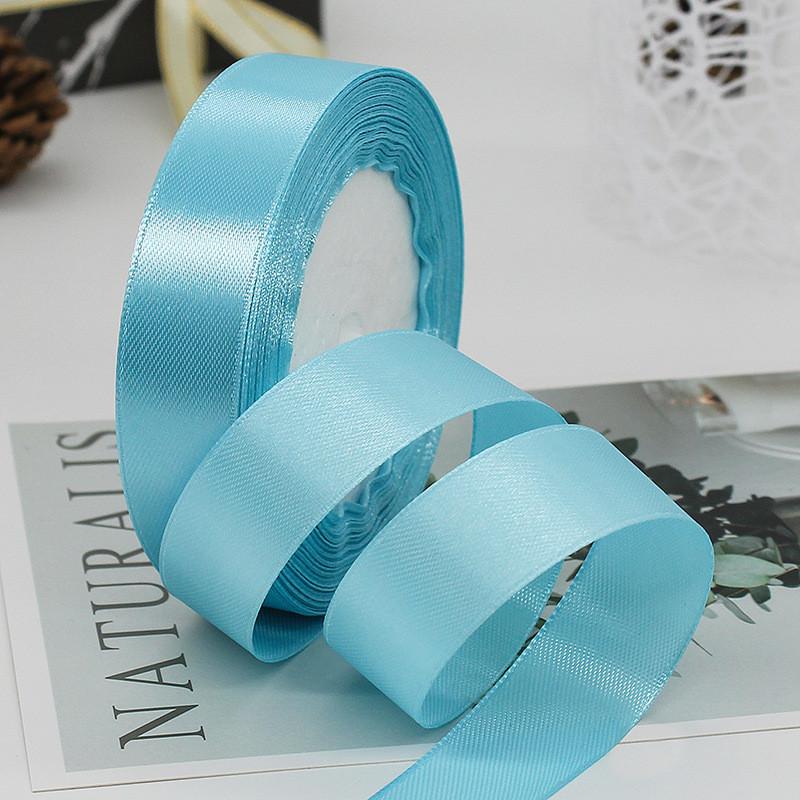 

2cmx22m Length Solid Color Satin Ribbon Belt Bowknot Cake Box Wedding Birthday Christmas Party DIY Gift Decoration 2cmx22m небесно-голубой
