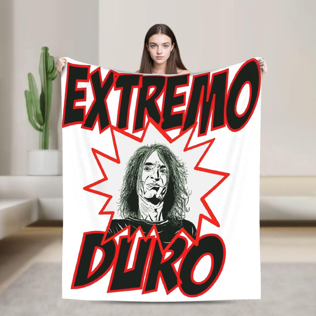 Extremoduro Spanish Hard Rock Band Blanket Robe Iniesta Soft Plush Throw Blanket For Outdoor Picnic Flannel Bedspread Bed Cover