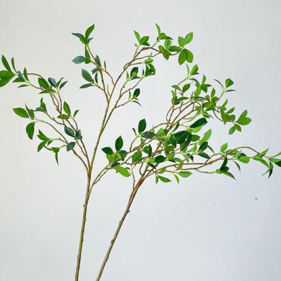 Fake Plant Non-fading Household Stuff Increase Vitality Living Room Decoration Camellia Leaf Attractive DIY Increase Vitality