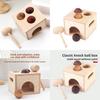 Wooden Early Education Toy With Mallet For Toddler Learning And Development