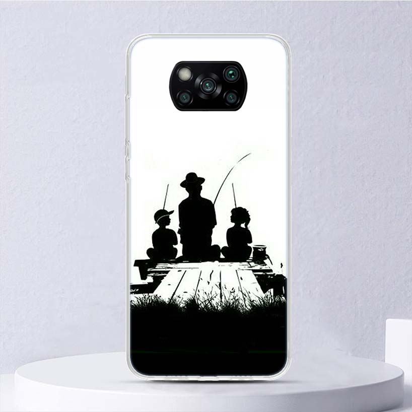 Hunting Fishing Man Soft Case For Xiaomi Poco X7 X6 X5 X4 X3 Nfc F7 Ultra F6 F5 Pro Phone Cover F4 Gt F3 M5S M4 M3 M5 M6 Coque
