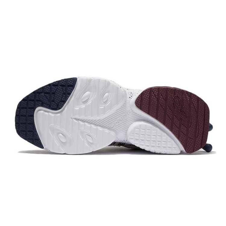Li Ning Youth Casual Starry Sky Non-Slip Shock Absorbing Wear-Resistant Low-Top Running Shoes Kids Running Shoes Deep-Burgundy YKCS006-5