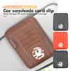 Car Sun Visor Organizer Storage Bag Card Glasses Holder Clip For Vauxhall Tigra Corsa VXR Astra D G J H Zafira Vectra