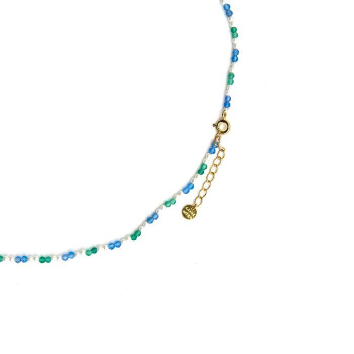 Collier Luxenter en argent 925 et finition on or 18 carats - Dirhum