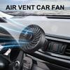 USB Powered Cooling Air Fan Vent Clip Vehicle Fan 3 Speeds Quiet Brushless Motor 360 Rotatable for Vehicle SUV Truck Van RV