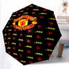 1pz Ombrello Automatico Robusto a 8 Stecche, Ombrello Manchester United Manchester City, Stampato Digitalmente, Ombrello Pieghevole per Uso Esterno in Movimento