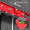 Torpedos Level, 3 Size Magnetic Torpedos Spirits Level Tool with Bubble 90/180Degrees Plastic Level