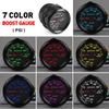 Dynoracing 2" 52mm 7 Farben LED Auto Auto PSI Turbo Boost Gauge Meter Hochgeschwindigkeits-Schrittmotor mit Sensor Auto Meter
