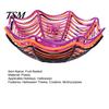 Lightweight Snack Organizers 3 Pcs Halloween Spider Web Baskets, Plastic Cobweb Fruit Holder, Trick or Durable Candy Buckets Treat Bowl for