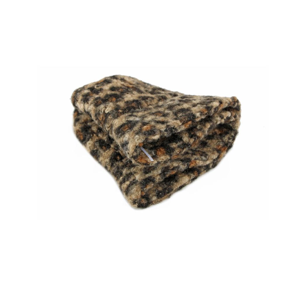 Autumn Winter Women's Leopard Fisherman Hat Lamb Plush Warm Basin Hat Sun Protection Cap