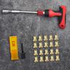 21Pcs Rivet Nut Tools Hand Rivet Nut Head Rivnuts Tools Hand Nuts Riveter Rivnut Tool for Nuts M3 M4 M5 M6 M8 M10