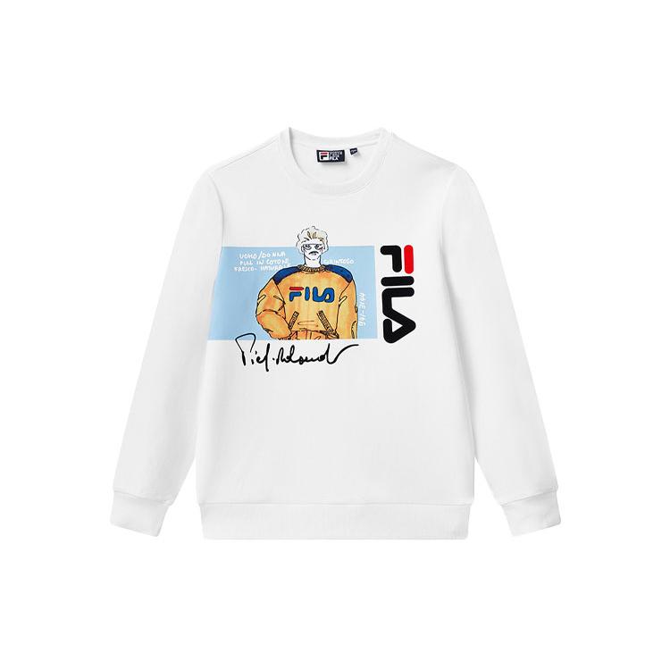 

New FILA Sweatshirts Men s Cloud White F11M118204FWT XXL