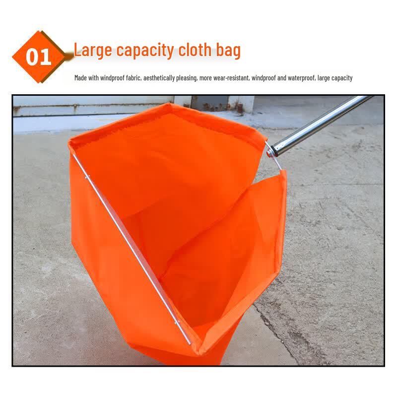 Outdoor Sanitation Windproof Dustpan and Collection Bag