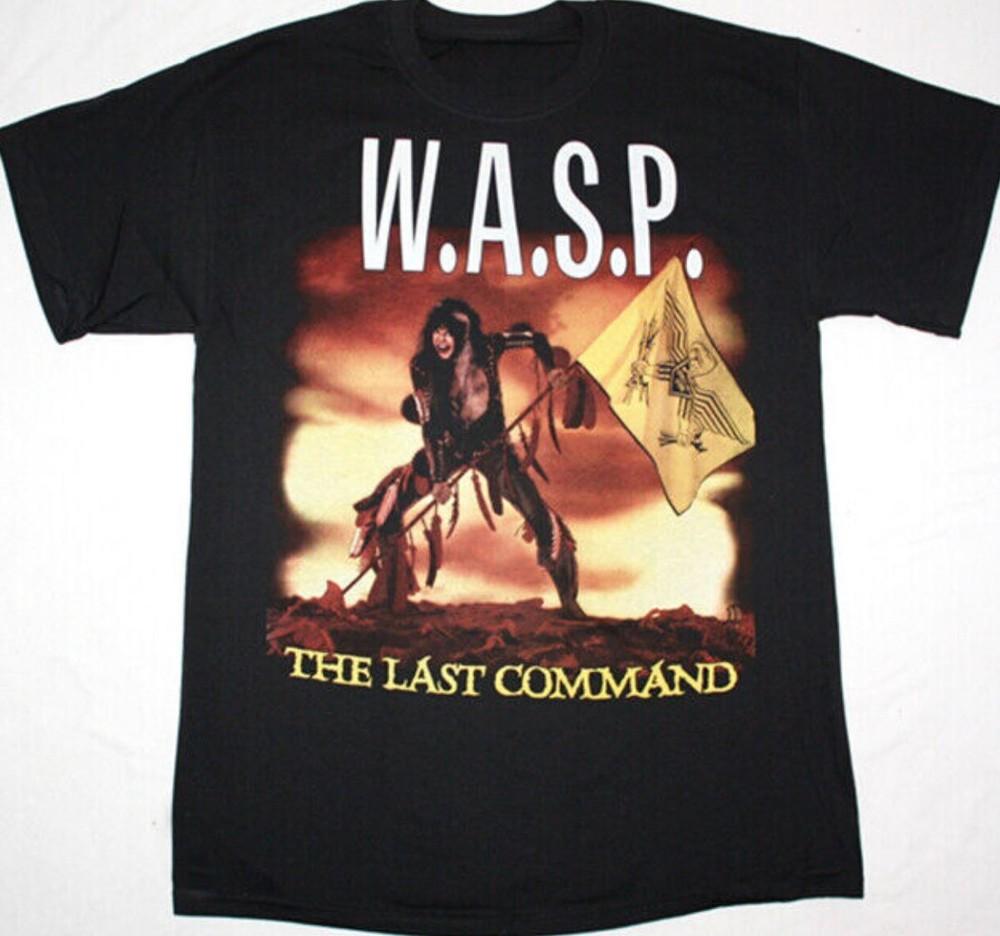 

WASP Последняя команда Футболка Черная Унисекс Футболка Все размеры от S до 5Xl L