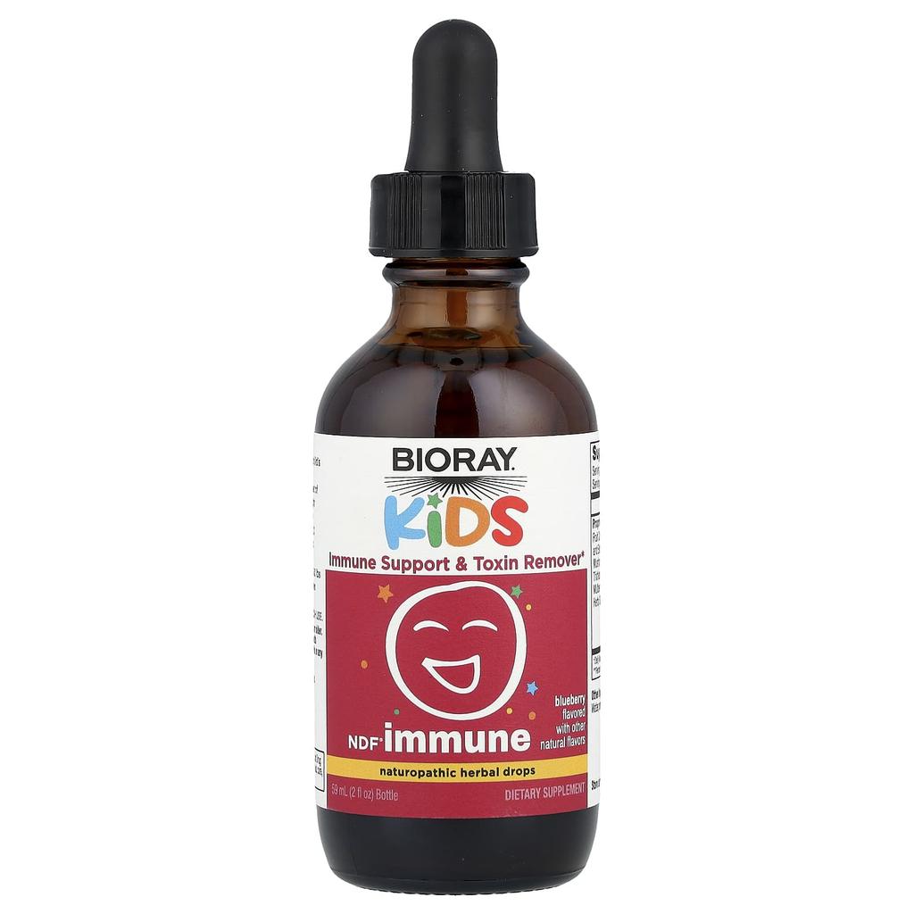 Children's, Immune Booster & Detoxifier, Blueberry, 60Ml (2Fl Oz)