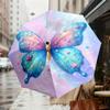 1pc Butterfly Sparkle Pattern Umbrella Design Automatic Opening and Closing Umbrella, High-quality Travel Umbrella,  C1128169