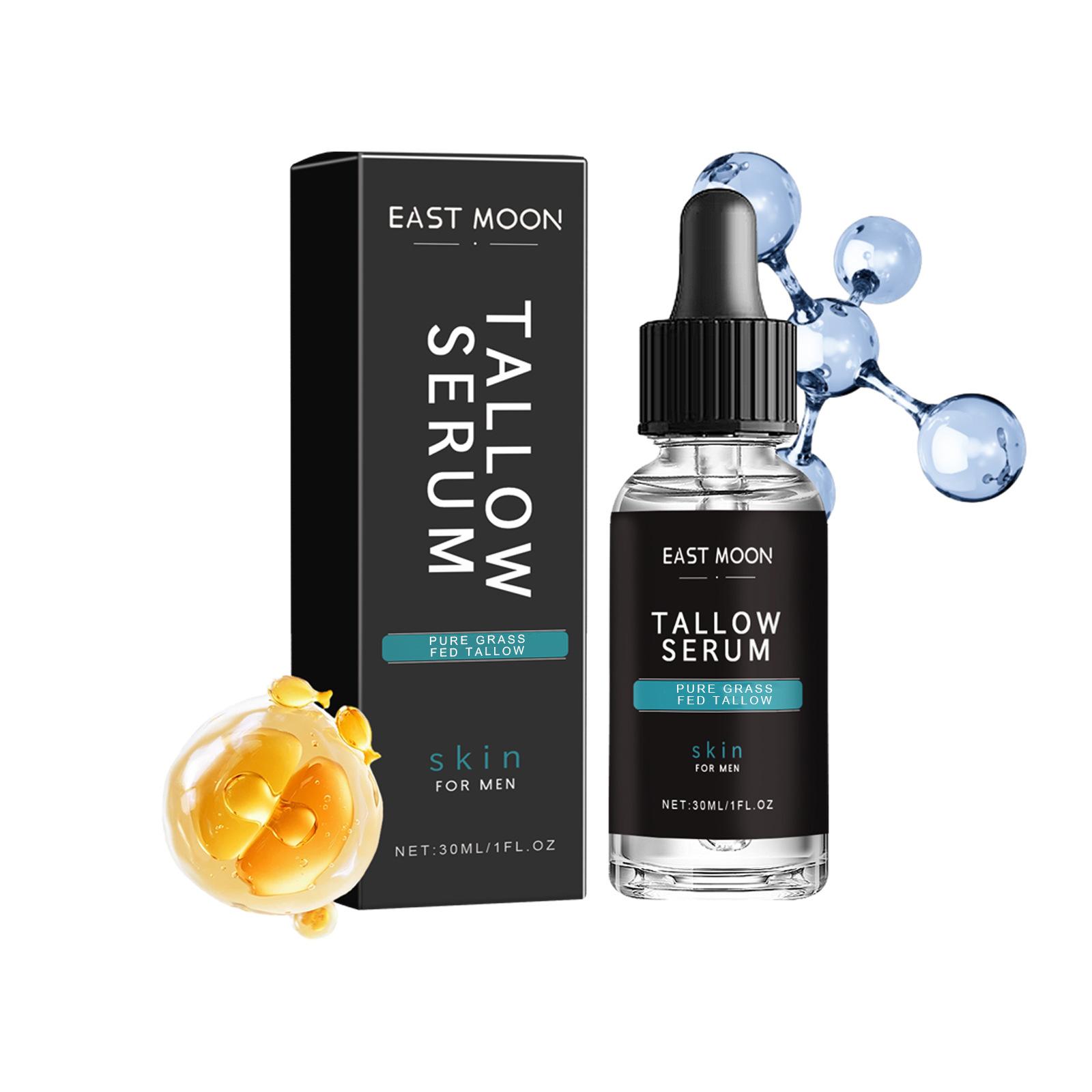 Men Facial Skin Care Set, Moisturizing Hydrating Gentle Cleansing Nourishing Skin Care Kit Essence 30ml