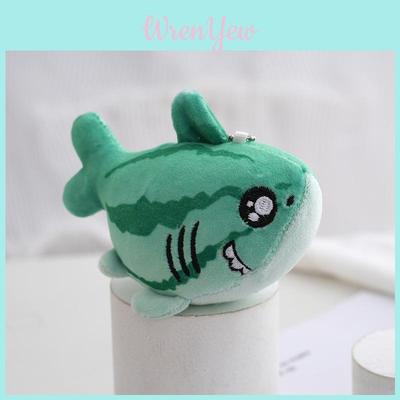 Trendy Shark Plush Toy Shark Fork Doll Shark Watermelon Figurine